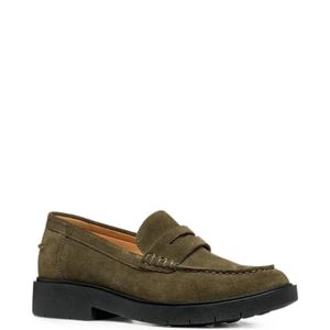 Geox Green Spherica Ec1 B Suede Loafers
