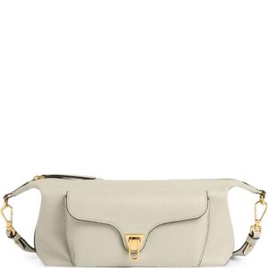 Coccinelle Natural Sac À Bandoulière Beat Generation Medium En Cuir