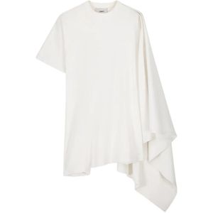 Coperni White Zero Waste Draped Dress