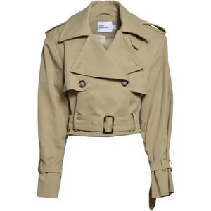 Self-Portrait Natural Belted Cropped Jacket