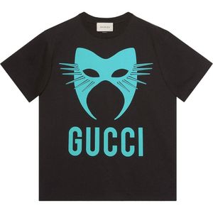 メンズ Gucci オーバーサイズ Tシャツ ブラック