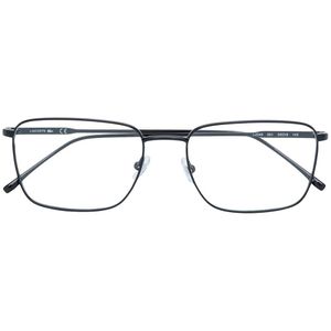 メンズ Lacoste スクエア眼鏡フレーム ブラック
