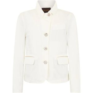 Moorer White Buttoned Jacket