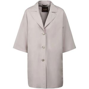 Moorer Grey Lucilia Trench Coat