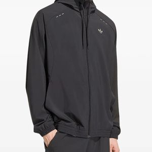 Adidas Grey Hoodie Tech Trefoil Essentials À Fermeture Zippée for men