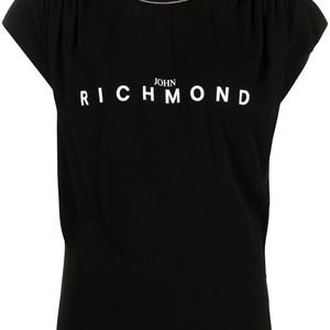 John Richmond ロゴ Tシャツ ブラック