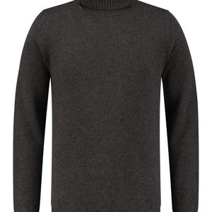 Doriani Black Roll-Neck Jumper for men
