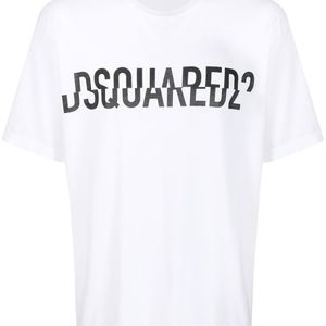 メンズ DSquared² ロゴ Tシャツ ホワイト