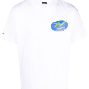 Camiseta con estampado Le t-shirt Haricots Jacquemus de hombre de color Blanco
