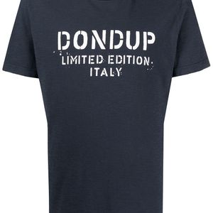 メンズ Dondup ロゴ Tシャツ ブルー