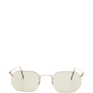 Lindberg Natural Rimless Geometric-Frame Sunglasses