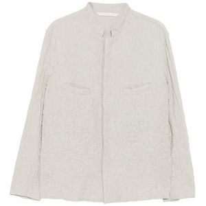 Forme D'expression White Cloque-Effect Jacket for men