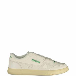 Reebok White Perforated Logo-Patch Sneakers for men
