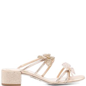 Rene Caovilla White Crystal-Embellished 50Mm Sandals