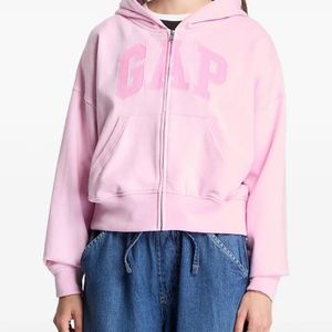 Gap Pink Kapuzenjacke Mit Logo-Patch