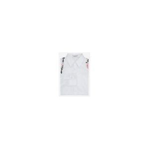 Alexander McQueen Embroidered Rose Harness Shirt in Weiß für Herren