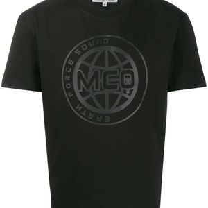 メンズ McQ Alexander McQueen ロゴ Tシャツ ブラック