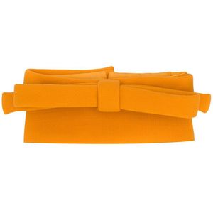 Miu Miu リボンスカーフ オレンジ