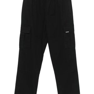 Represent Black Straight Trousers for men