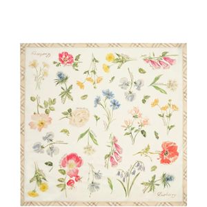 Burberry Natural Blooms Of Britain Silk Scarf