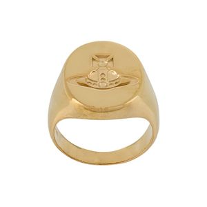 Vivienne Westwood Ring mit Logo-Prägung in Mettallic für Herren