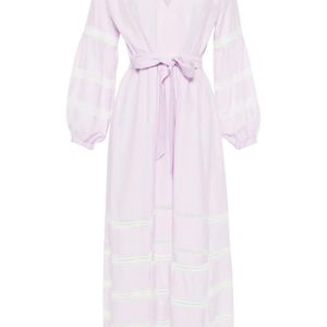 Lemlem Pink Elsabet Cotton-Blend Maxi Dress