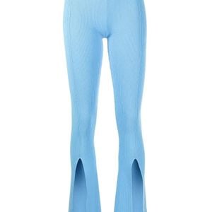 Remain Blue High-Waisted Knitted Trousers