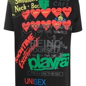 メンズ Vivienne Westwood スローガン Tシャツ ブラック