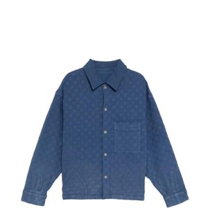 CROQUIS Blue Loose Denim Jacket for men