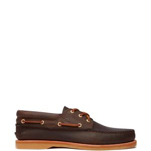 Timberland Brown Lace-Up Boat Shoes for men