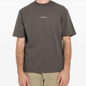 Stone Island Grey T-Shirt À Manches Courtes for men