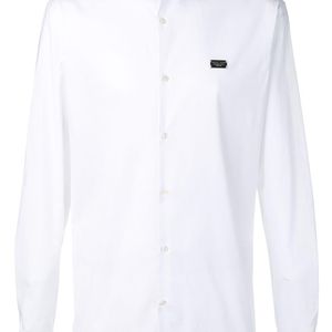Philipp Plein Shirt Met Doodskop Print in het Wit voor heren