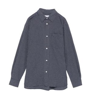 Norse Projects Blue Espevil Check Oversized Shirt for men