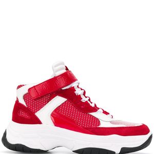 Calvin Klein Rot Sneakers mit Netz