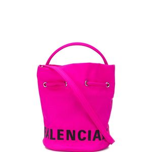Balenciaga ウィール バケットバッグ Xs ピンク