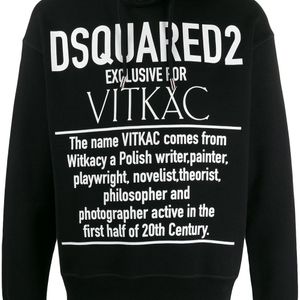 メンズ DSquared² ディースクエアード Exclusive For Vitkac パーカー ブラック