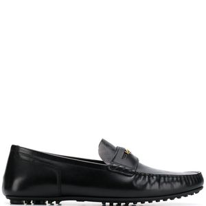 Versace Loafer mit Print in Schwarz für Herren