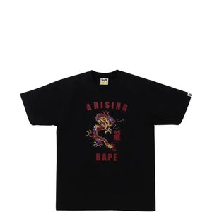 A Bathing Ape Black Dragon-Print T-Shirt for men