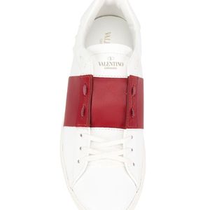 メンズ Valentino オープン スニーカー ホワイト