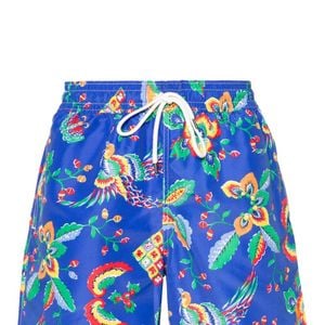 Polo Ralph Lauren Blue Traveler Floral-Print Swim Shorts for men