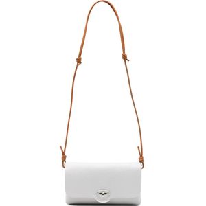 Zanellato White Small Lettera Turn-Lock Shoulder Bag