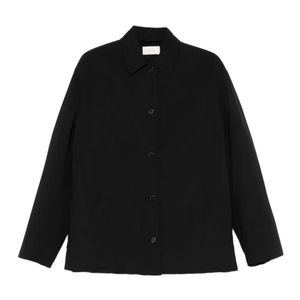 The Row Black Evadne Buttoned Jacket