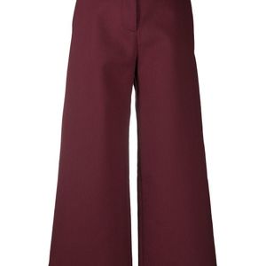 Pantalones de talle alto anchos See By Chloé de color Rojo