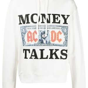 Ih Nom Uh Nit Hoodie mit "Money Talks"-Print in Weiß für Herren