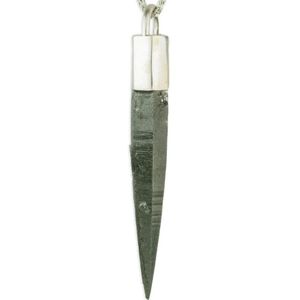 Parts Of 4 Green Sterling Talisman Chlorite Quartz Necklace