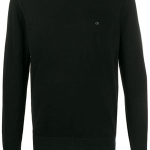 メンズ Calvin Klein ロゴ セーター ブラック