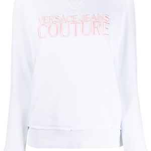 Versace Jeans ロゴ スウェットシャツ ホワイト