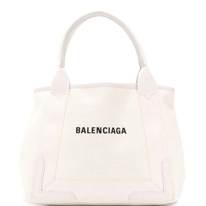 Balenciaga ネイビー カバ トートバッグ S