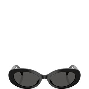 Dolce & Gabbana Black Oval-Frame Sunglasses