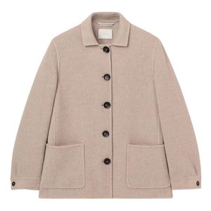 Fedeli Natural Patch-Pocket Button Jacket